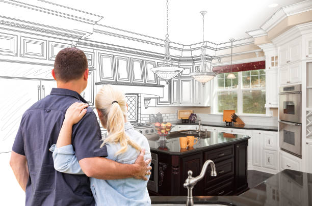 Professional Cabinet Refacing technician working in Medford, NJ